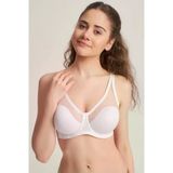 Le Jardin 9200 Tül Kaplı Soft Fanette Beyaz Sütyen
