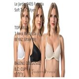 Le Jardin Fanetta Soft Cup Taşlı Büyük Beden Sütyen BeyazSiyahBej 90B
