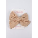 Le Mabelle Bej Fisto Fiyonk Kız Çocuk Klips Toka