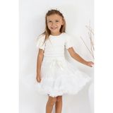 Le Mabelle Beyaz Kız Çocuk Tütü Etek - Bonita - 6 Yaş