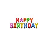 Le Mabelle Çok Renkli Happy Birthday Harf Balon Set