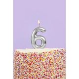 Le Mabelle Gümüş 6 Rakamı Mum