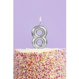 Le Mabelle Gümüş 8 Rakamı Mum