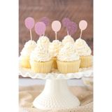 Le Mabelle Lila Happy Birthday Balon Pasta Süsü
