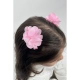 Le Mabelle Pembe 2'li Tül Çiçek Kız Çocuk Klips Toka Set