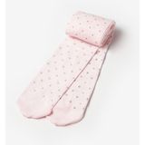 Le Mabelle Pembe Simli Puanlı Kız Çocuk Muz Çorap - 10 - 12 Yaş - 01P-Pembe