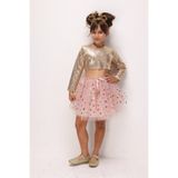 Le Mabelle Pudra Kelebekli Fiyonk Detaylı Kız Çocuk Tül Etek - Aster