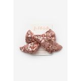 Le Mabelle Rose Payetli Kız Çocuk Klips Toka