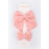 Le Mabelle Somon Fisto Fiyonk Anne Kız Toka Set