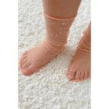 Le Mabelle Somon Küçük Sim Detaylı Kız Çocuk Tül Çorap - 002-Pembe - 6 - 8 Yaş