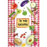 Le Mie Ricette: Ricettario da Scrivere Personalizzato, Libro di Cucina con Spazio per 100 Piatti Preferiti -110 pagine da compilare in un Comodo formato A5 con Indice - 30