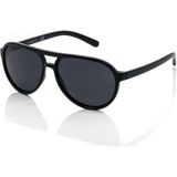 Le Miel Eyewear Parlak Siyah Polarized Pilot Unisex Güneş Gözlüğü