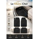 Le Moins Cher Opel Astra H Essentia Havuzlu Oto Paspası Kaymaz Taban Dayanıklı Venüs Siyah - Siyah