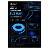 Le Moins Cher Volkswagen Passat B6-B7 Ice Blue 2 Metre Neon Ip Led Torpido Fitili
