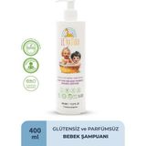 Le Natura Organik & Vegan Sertifikalı, Glutensiz Bebek Saç ve Vücut Şampuanı - 400 ml