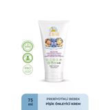 LE NATURA Organik, Vegan ve Prebiyotikli Bebek Pişik Kremi - Sarı Kantaron Özlü ve Hodan Yağlı 75 ml