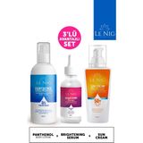 Le NIG Güneş Kremi 50+Spf + Panthenol Vücut Losyonu + Aydınlatıcı Serum
