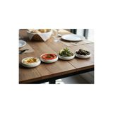 Le Paon 13 cm Porselen Meze ve Kahvaltılık Seti 4’lü Set – Yuvarlak Modern Sunumluk Ve Tabak Takımı