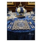 Le Paon Lüks 6'lı Kare Supla Seti 32 cm - Darbelere Dayanıklı Amerikan Servis - Çeyizlik Sunum Tabağı