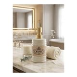 Le Paon Porselen Sıvı Sabunluk - Lüks Banyo ve Mutfak Sabunluk Seti - 350 ml