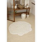 Le Perla Tekli Banyo Paspası Bambu 80x90 Ekru