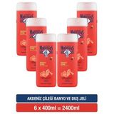 Le Petit Marseillais 6x400 ml Akdeniz Çileği Duş Jeli