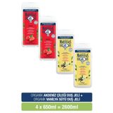 Le Petit Marseillais Akdeniz Çileği + Vanilya Sütü Duş Jeli Avantajlı Paket 650 ml x4