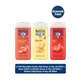 Le Petit Marseillais Beyaz Şeftali ve Nektarin 650 ml + Vanilya Sütü 650 ml + Akdeniz Çileği Duş Jel