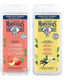 Le Petit Marseillais Beyaz Şeftali Ve Nektarin 650 Ml - Vanilya Sütü Duş Jeli 650 Ml 2li Set