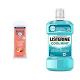Le Petit Marseillais Duş Jeli Şeftali ve Nektarin (400 ml)+Listerine Cool Mint Ağız Bakım Suyu Plak Oluşumu İle Savaşan Anti-bakteriyel Ağız Bakım Formülü 250 ml