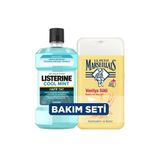 Le Petit Marseillais Duş Jeli Vanilya Sütü (250 ml) + Listerine Cool Mint Hafif Tat (250 ml) (2 adet)
