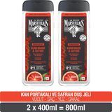 Le Petit Marseillais Kan Portakalı ve Safran Duş Jeli 2×400 ml Enerji Verici Koku