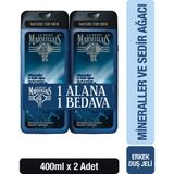 Le Petit Marseillais Lpm Men Mineraller ve Sedir Ağacı Duş Jeli 400ML X2 - 1001 ml