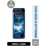 Le Petit Marseillais Men 3x400 ml Mineraller ve Sedir Ağacı Duş Jeli