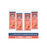 Le Petit Marseillais Organik Beyaz Şeftali & Nektarin Duş Jeli 400 ml x4