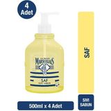 Le Petit Marseillais Saf Sıvı Sabun 500 ml x4 Paket Zeytinyağı ile Doğal Temizlik Sağlar