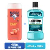 Le Petit Marseillais Şeftali 400 ml Duş Jeli + 500 ml Listerine Cool Mint