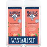 Le Petit Marseillais Şeftali Duş Jeli 2X400 ml Organik Beyaz Şeftali ve Nektarin Aromalı Yumuşak Etki