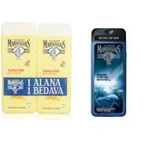 Le Petit Marseillais Vanilya Sütü Duş Jeli (2 x 400ml) ve le petit marseillais duş jeli men serisi mineral ve sedir ağacı (400 ml)