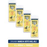 Le Petit Marseillais Vanilya Sütü Nemlendirici ve Besleyici Avantajlı Banyo ve Duş Jeli 400ML X4 - 1001 ml