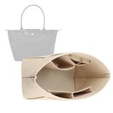 Le Pliage Neo (Büyük) Çanta Düzenleyici için Çanta Düzenleyici Ekleme Parçası - Premium Keçe Düzenleyici, Bej, Large