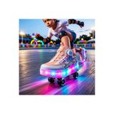 LE STYLE DE MARIE Kız Erkek Çocuk Patenli Işıklı Ayakkabı | BOĞAZLI Tekerlekli Spor Ayakkabı | LED Işıklı Çocuk Pateni