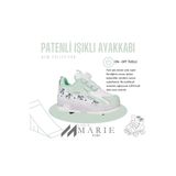 LE STYLE DE MARIE Patenli Işıklı Ayakkabı Ortopedik Tekerlekli Led Işık ON-OFF Tuşlu Yeni Sezon Yeni Renkler
