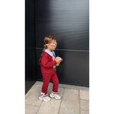 Lea Kids Kız Çocuk Bayramlık Triko Takım - Bordo