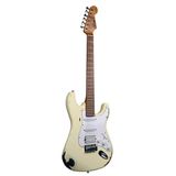 Lea RLC-100 Ow Limited Edition Heavy Relic Elektro Gitar (Olympic White)