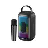 Leader Lp121 Rgb Bluetooth Usb Aux Fm Radyo Kablosuz Mikrofon Taşınabilir Toplantı Amfisi