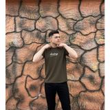 Leadermen Haki Renk Terletmez Erkek Tişört - XL - XXL - 12Y-Yeşil