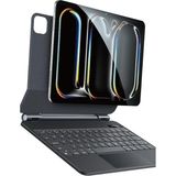 Leaf Shop iPad Pro 11 (2024) ile Uyumlu Touchpad Case Magic Keyboard Folio Utra Slim Klavyeli Tablet Kılıfı KB30 (Ipad Pro 11 (2024) - KB30)