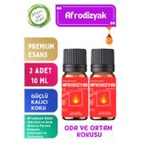 LeafFlora AromaHome Afro - Esansiyel Uçucu Yağ - Aromatik Oda ve Ortam Kokusu 2 adet x 10 ML
