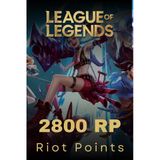 League Of Legends 2800 Rp Riot Points